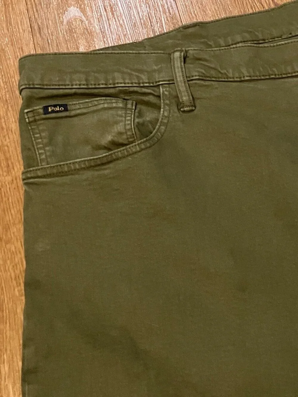 Polo Ralph Lauren Hampton Jeans Mens 54x30 (52x26) Green Relaxed Straight